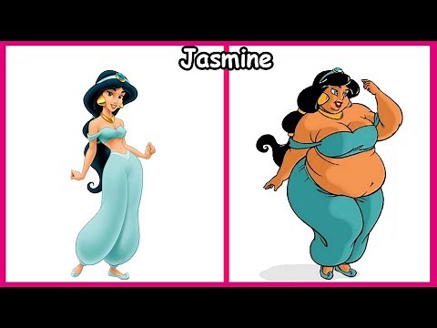 Disney Princess As Fat. Disney Princess // Fat // Cartoon Life.