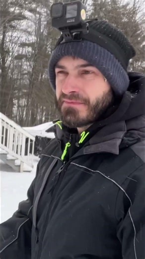 Watch My Dog Tank's Snowy Adventures Go Viral! #shorts