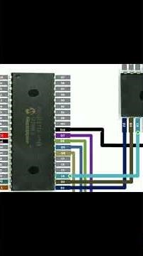 PIC to PIC comm over UART port. #electronic #circuit #control #engineering