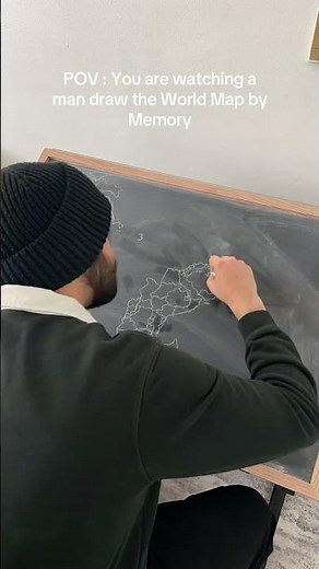 Drawing the World Map from Memory