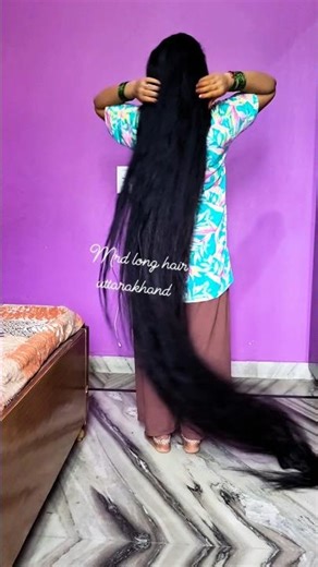long hair bun drop 💧😯👑#hairstyle #viral #YouTube#shorts