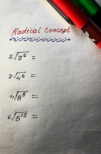 Unstoapable Study on Instagram: "Radical Hack 🔥 #radicalequation #fblifestyle #unstoapablestudy #radical #mathtricks #unstoapablestudy0111"