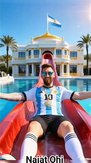 Ronaldo Was Mocked By Messi Because Of His Degraded Swimming Pool#cr7 #messi #ronaldo