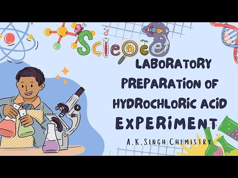 Lab Preparation of #HCl (Hydrogen Chloride) Gas 2024 | Sir AK Singh | #Chemistry