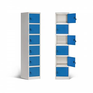 [Hot Item] Slim Office Steel Storage Cabinet Lockable Metal Entryway Lockers for Home