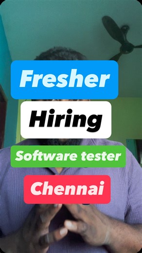 BuildATS on Instagram: "🚨 HIRING ALERT – 👨‍💻👩‍💻 Software Tester (Manual & Automation) 📍 Chennai (On-site) 🧑‍🎓 Freshers / 0–6 Months Exp 📝 F2F Interview ✔ Software Testing course completed? ✔ Manual Testing basics strong-ah? ✔ Selenium basics theriyuma? (Plus point 🔥) 🌱 Freshers-ku perfect QA career start! 📩 Interested candidates – Apply now! Comment “link” and check dm"