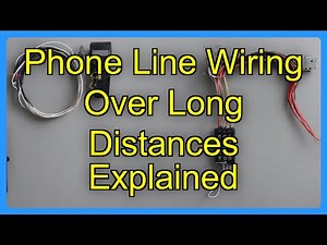 Phone Line Wiring Over Long Distances Explained
