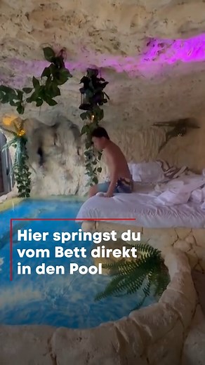 1.1M views · 3.6K reactions | ️ Im «La Rocka Beach Resort» auf den Philippinen befindet sich ein einzigartiges Hotelzimmer. Neben dem Bett ist ein kleiner Pool. Ausserdem hat man eine Aussicht direkt aufs Meer. • #hotel #Philippines #pool | Blick | Facebook