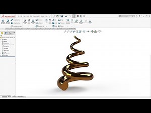 SolidWorks Beginner Tutorial | Variable Helix