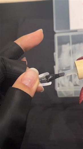 mrnail | Make extension nails with dual form! Try this sandwich nail hack #nailshaping #nailhacks #nailtechtraining #nailmanicure #squarenails... | Instagram