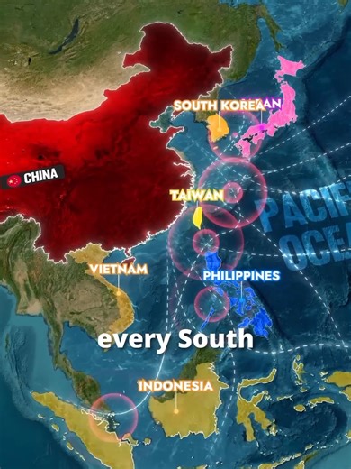 USA vs. China: The Secret Ocean Advantage #fyp #explained #geography #history #map
