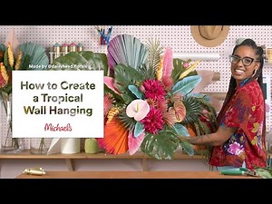 How to Create a Tropical Wall Hanging | Michaels