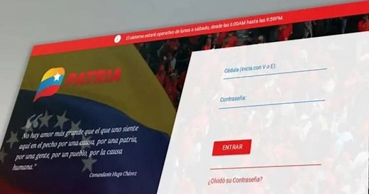 Sistema Patria: Así puedes registrarte en la plataforma digital en 6 pasos
