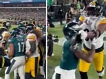 Eagles cornerback PUNCHES Steelers tight end, igniting brawl