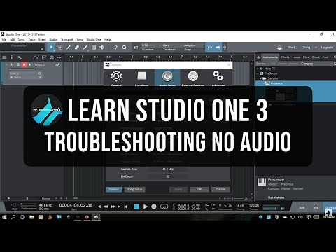 Learn Studio One 3 | Troubleshooting No Audio