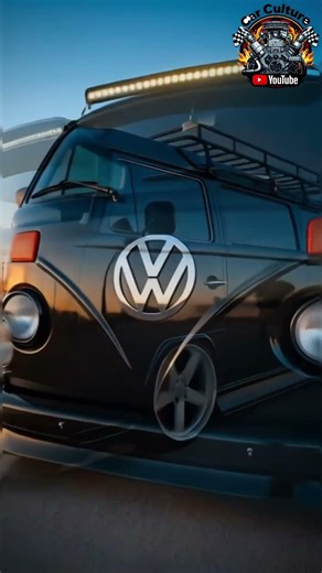 Ultimate Blacked-Out VW Bus Custom! 🖤🚐 #Shorts