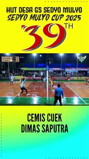Cemis cuek ala Dimas Saputra🔥‼️ #shorts #dimassaputra #volleyballplayer #volleyballworld #vollyball