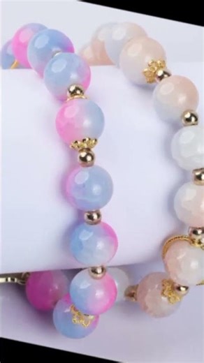 bracelets 🩵💚💛 ✨ #viral #education#stonebeads #shorts