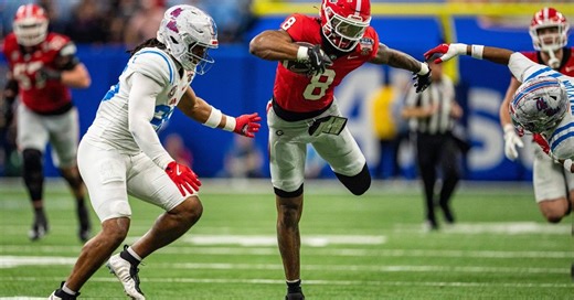Georgia receiver Colbie Young closes out career by returning from injury for the Sugar Bowl