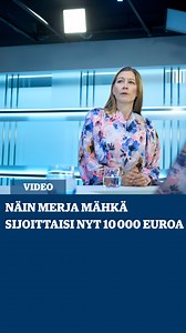 Sijoitusvaikuttaja Merja Mähkä paljasti Kauppalehden Talousaamu-ohjelmassa keskiviikkona, kuinka sijoittaisi nyt 10 000 euroa. #sijoittaminen #osakkeet #raha #säästäminen #uutiset #suomi #kauppalehti | Kauppalehti