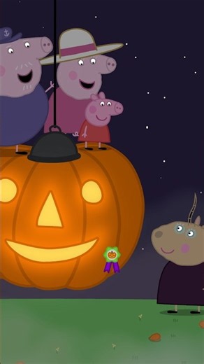 That's one way to win a pumpkin contest 🎃 Peppa Pig is now playing on Netflix!
