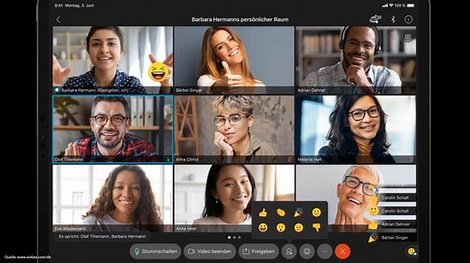 Webex: Meetings erstellen und teilnehmen