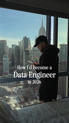 The Data Engineering Roadmap for 2026 👇 Check this out before it’s too late. AI won’t make Data Engineering irrelevant. In fact, it’s the exact opposite: Reliable, well-governed, and accessible data becomes the ULTIMATE bottleneck when companies start deploying AI agents and LLMs at scale. No good data = no good AI. If I had to start from scratch today, here is my exact step-by-step framework: 1. The Fundamentals: Master SQL and Python. Learn data modeling, APIs, Git, Linux, and Docker. 2. Orch