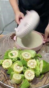 How To Cut Corn Quickly | Satisfying Knife Skills and Creative Cooking Tricks Fast