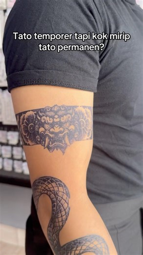 Tato temporer Bali Paper Ink #tatotemporer #balipaperink