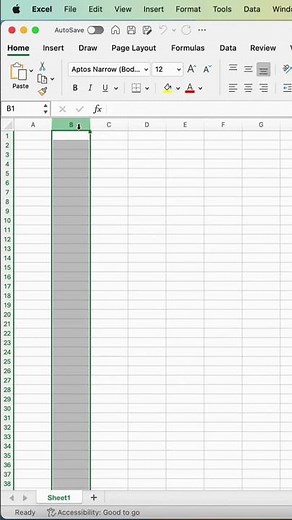 How to select one column or multiple columns in Excel #excel #exceltips #exceltutorial #excelhacks
