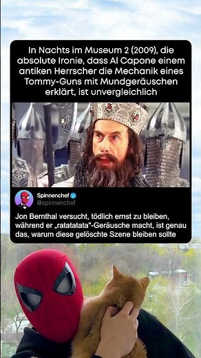 Nachts im Museum 2 (2009): Jon Bernthal machte „Ratatatata"-Geräusche bedrohlich