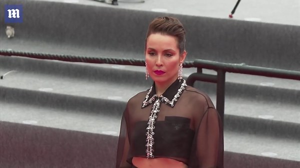 Noomi Rapace arrives on the red carpet at the Cannes Film Festival