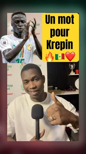 What a player, guys with hearts ♥️ please! For Krepin Diata 🇸🇳🇸🇳🔥❤️
