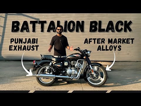 Battalion Black Bullet 350 Custom | After Market Accessories | All Details | Motorxone