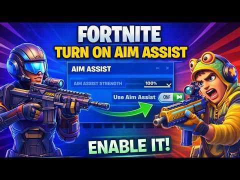 Fortnite: How to Turn On Aim Assist (FORTNITE SETTINGS)