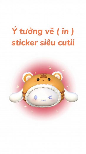 Vẽ hình từ sticker khuôn mặt dễ thương | Hướng dẫn cách vẽ sticker