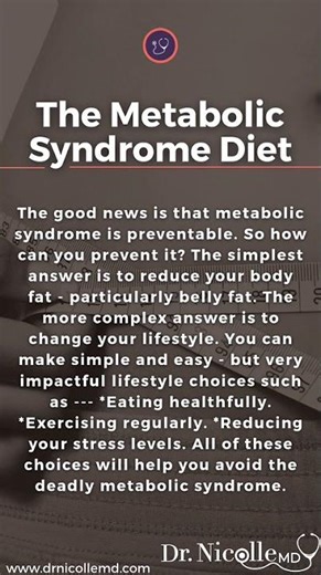 The Metabolic Syndrome Diet