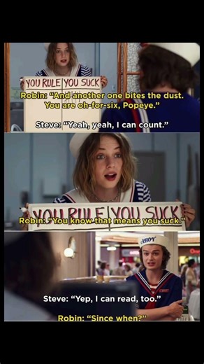 One bite the dust #netflix #strangerthings #strangerthanfiction #strangerthingsfunny #steve #netflix