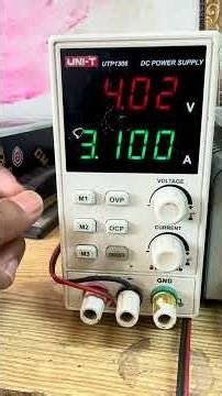 uni-T power supply voltage adjustment