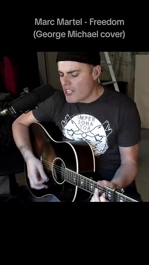 Marc Martel Sings George Michael's 'Freedom' - Acoustic Cover