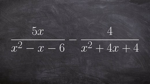 Combining rational expression with unlike denominators