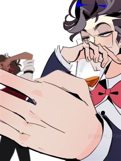 lowkey just wanted to make something quick and simple after not posting animsations for a while need more drunk Alastor stuff dawg . . . . . . . . #hazbinhotel #radiostatic #alastorhazbinhotel #voxhazbinhotel #voxal murdermedia