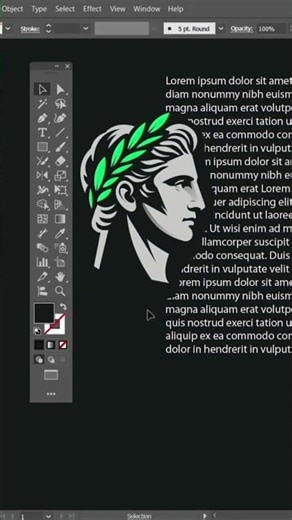 Text Around Image Tutorial | Graphic Design #graphicdesign #tutorial #text