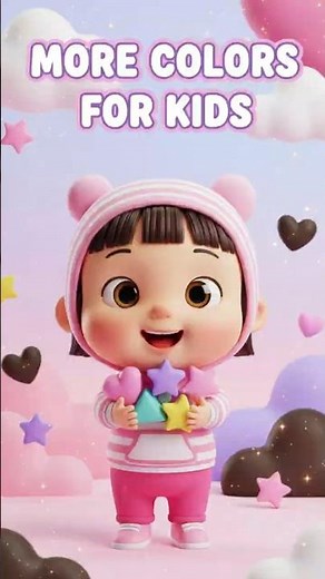 Colors for Toddlers | Pink Purple Brown Black White 🌈 #colorssong #toddlerlearning