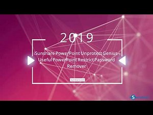 Learn the Powerpoint Read Only Password Remover -iSunshare PowerPoint Unprotect Genius