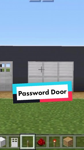 Password Door #Minecraft #minecraftbuild #foryoupage #foryou #minecrafttutorial #minecraftbuilding #minecraftbedrock #mc #viral