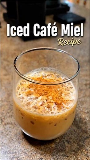 Iced Café Miel Recipe in Less Than 30 Seconds