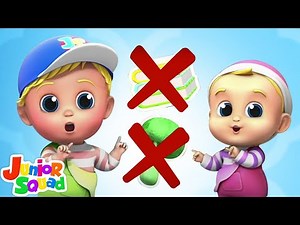 No No Song | Nursery Rhymes & Children Songs | Baby Songs | Kids Cartoon by Junior Squad