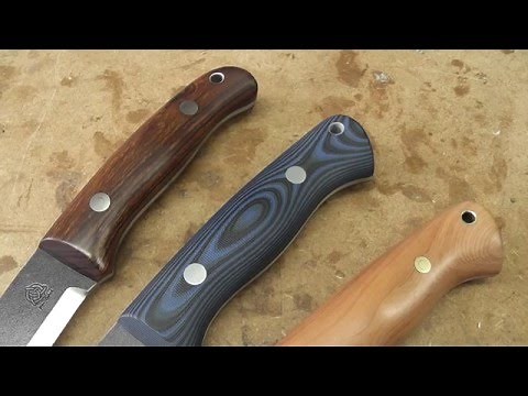 Constructing a Knife Handle - Loveless Bolts, Corby Bolts & Mosaic Pins