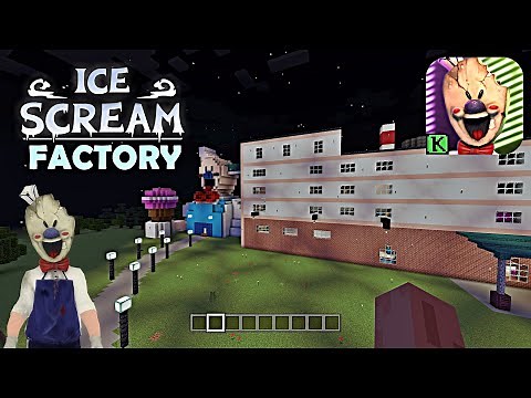 Ice Scream Rod's Factory In Minecraft! - Completed Factory Free Roam
